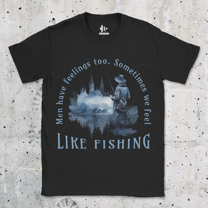 Black, Men Have Feelings Too Tee – fish-room