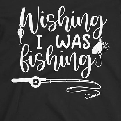 Black, Wishing I was Fishing Tee – fish-room