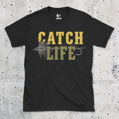 Black, Catch Life Tee – fish-room