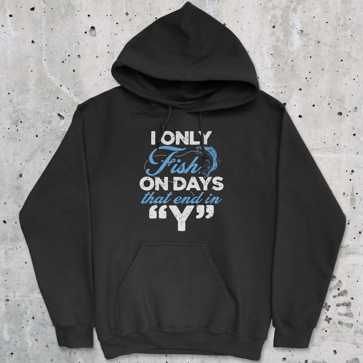 Black, 'Y’-Day Fishing Hoodie – fish-room