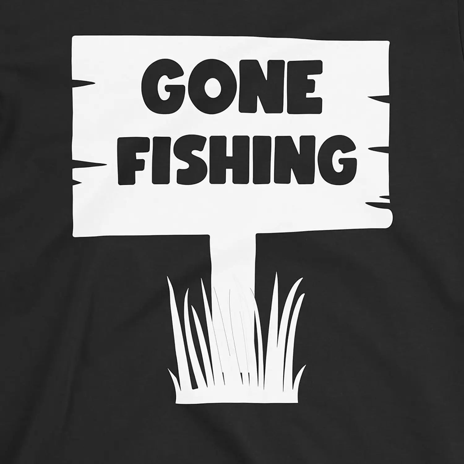 Black, Gone Fishing Tee – fish-room