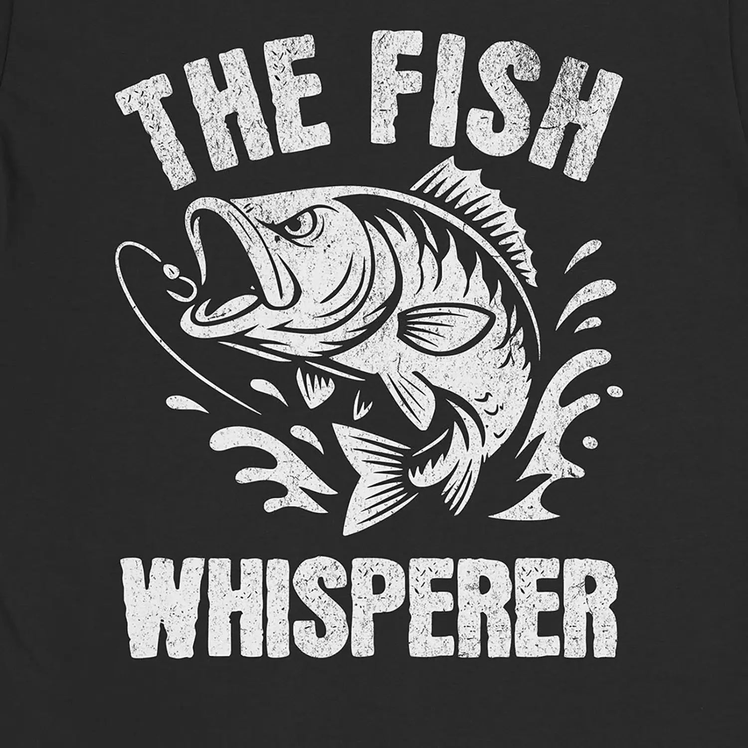 The Fish Whisperer Tee Black T-Shirt