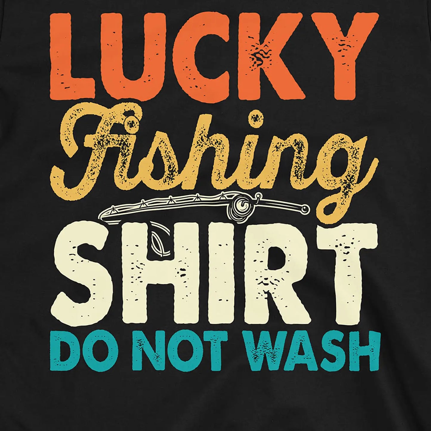 Black, Lucky Fishing Tee – fish-room