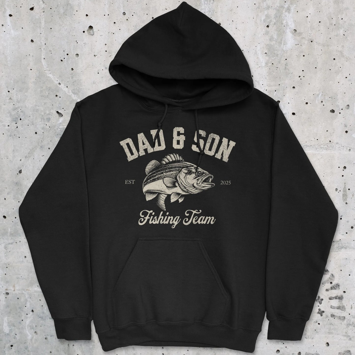 Black, Dad & Son Fishing Team Hoodie – fish-room