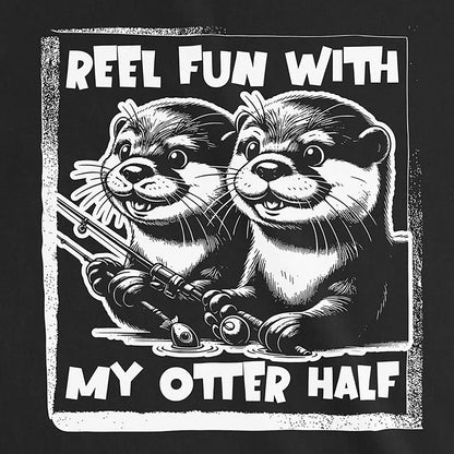 Black, Reel Fun with My Otter Half  Women Tee – fish-room