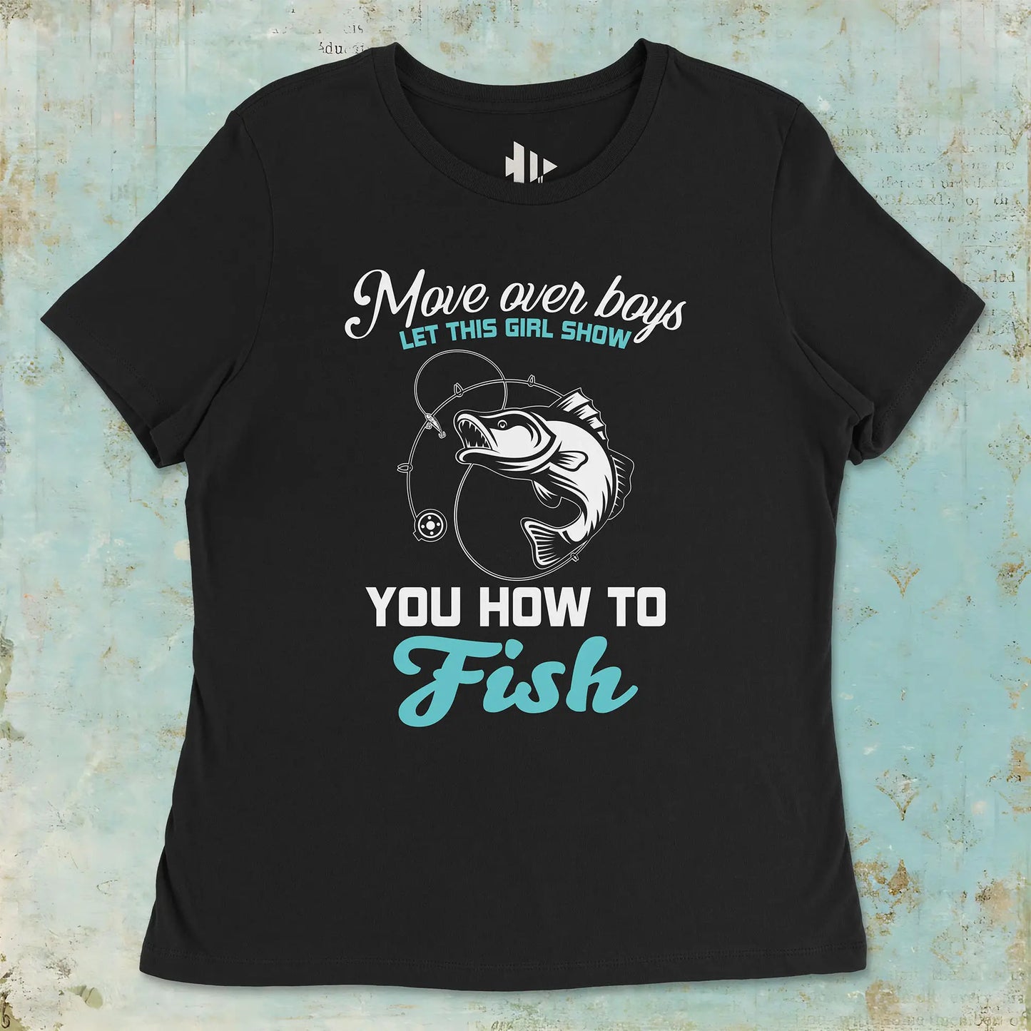 Black, Move Over Boys Ladies’ Tee – fish-room