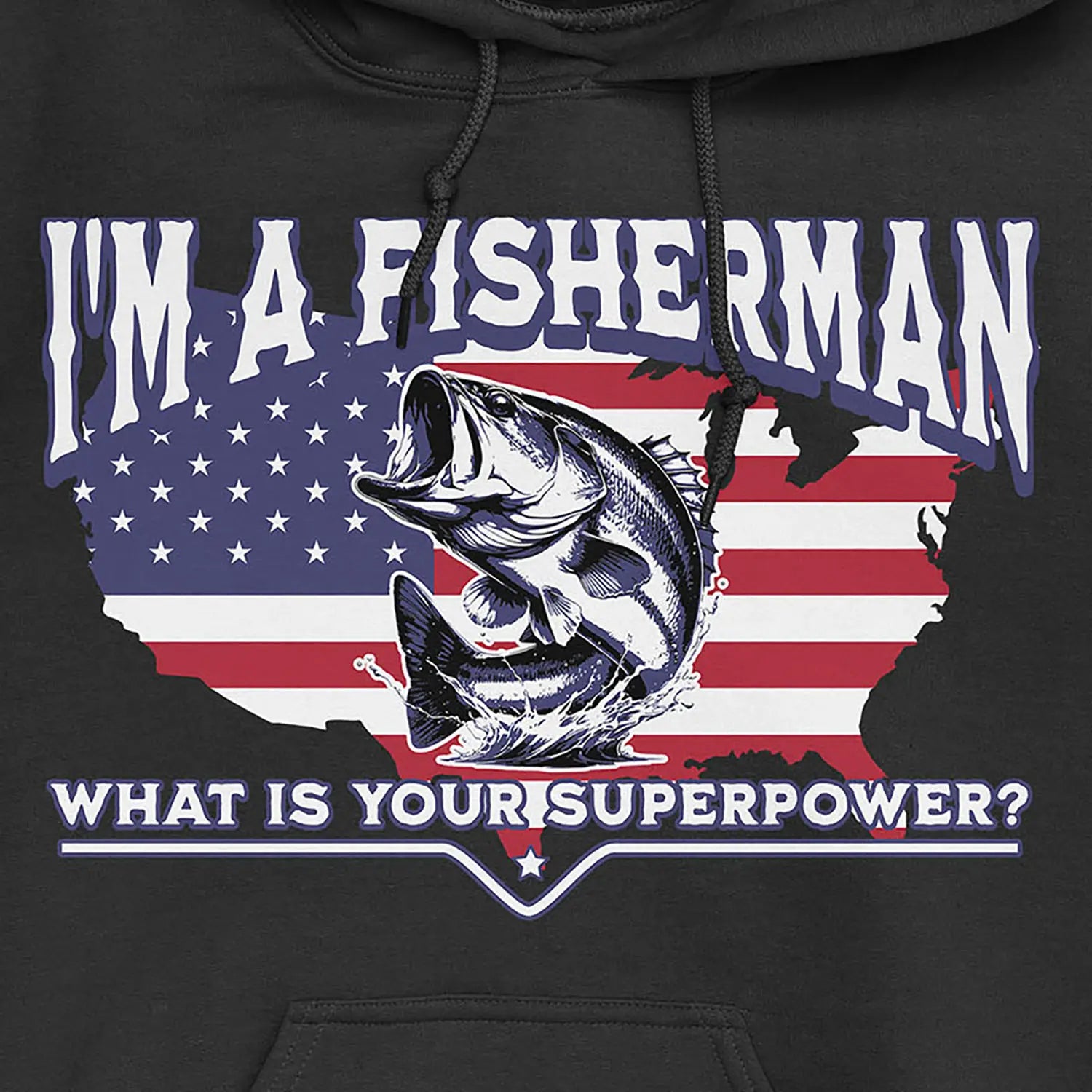 Black, Fisherman Superpower Hoodie – fish-room