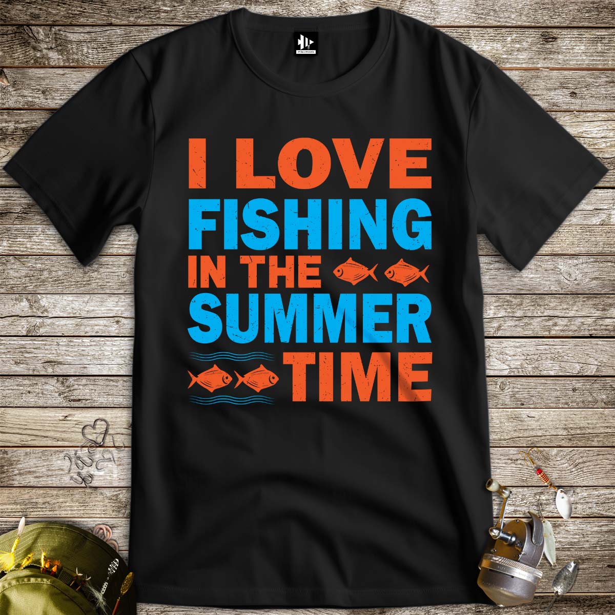 Fishing in She Summer Tee-funny fishing t shirt-FISH-ROOM LLC