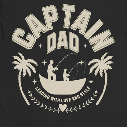 Black, Captain Dad Tee – fish-room