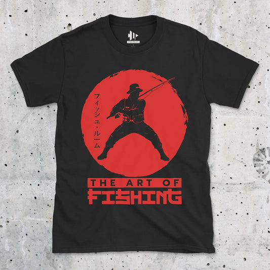 Black, The Art Of Fishing Tee – fish-room