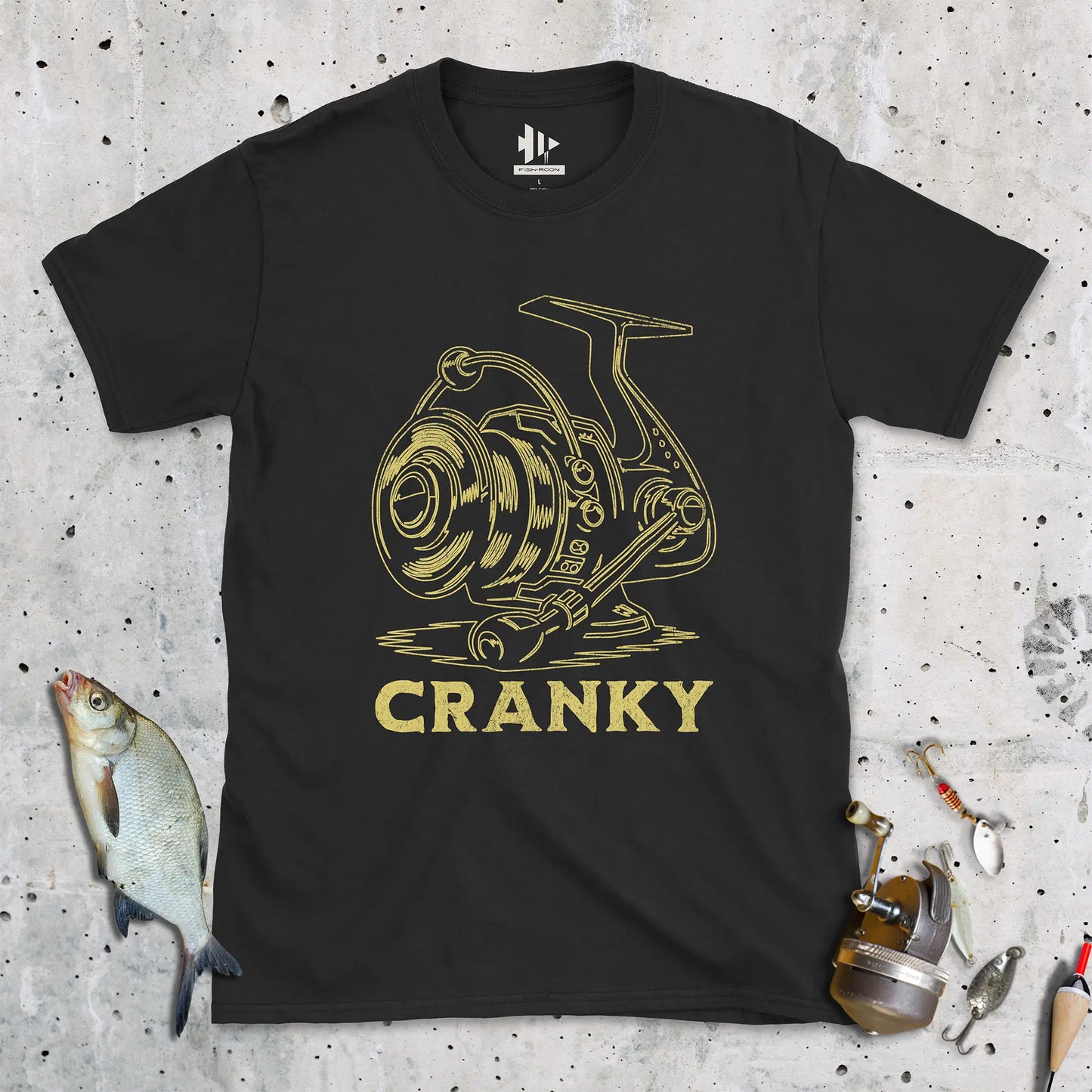 Black, Cranky Tee – fish-room