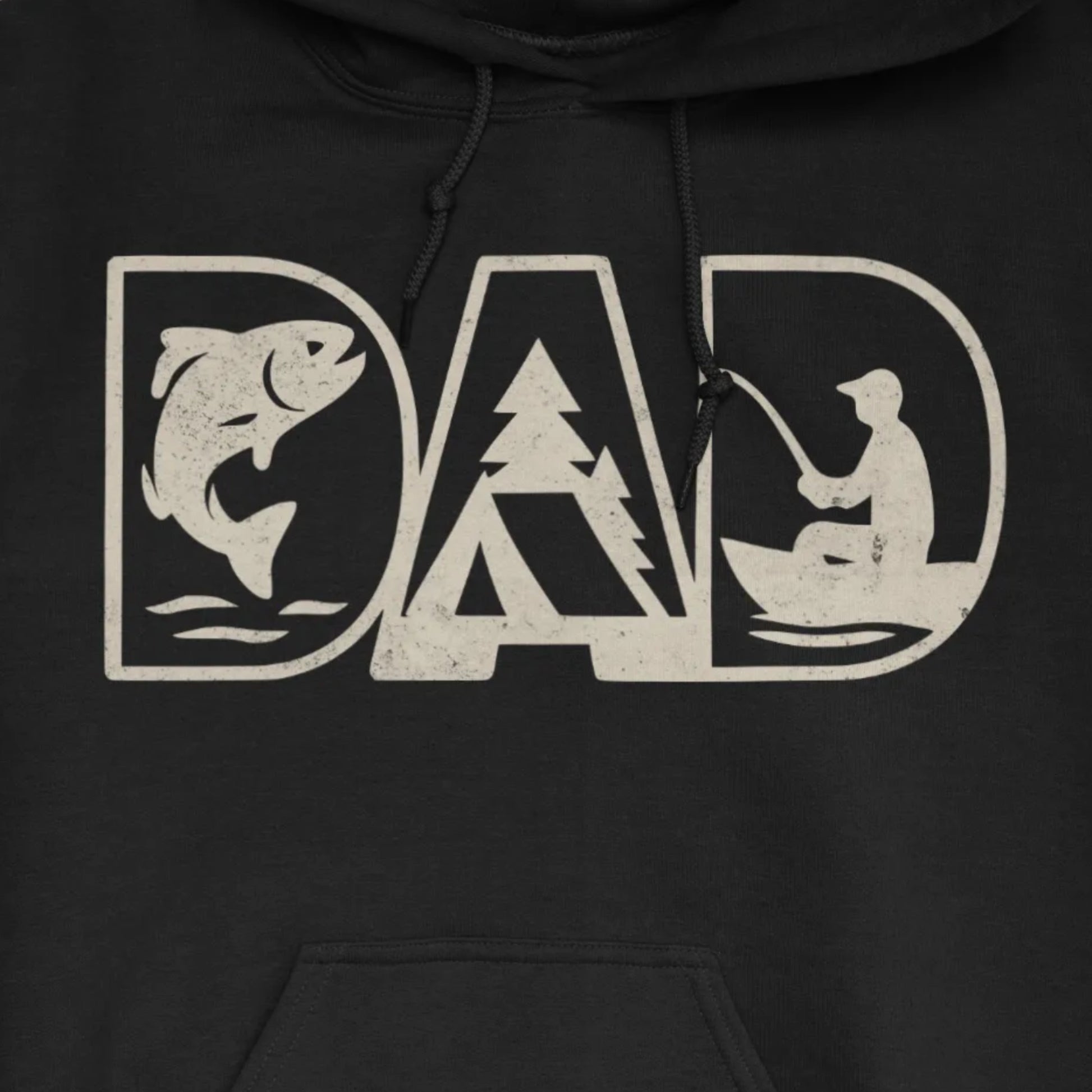 Black, Dad Hoodie – fish-room