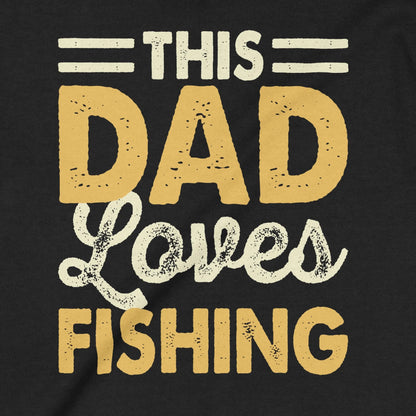 Black, This Dad Loves Fishing Crewneck Sweatshirt – fish-room