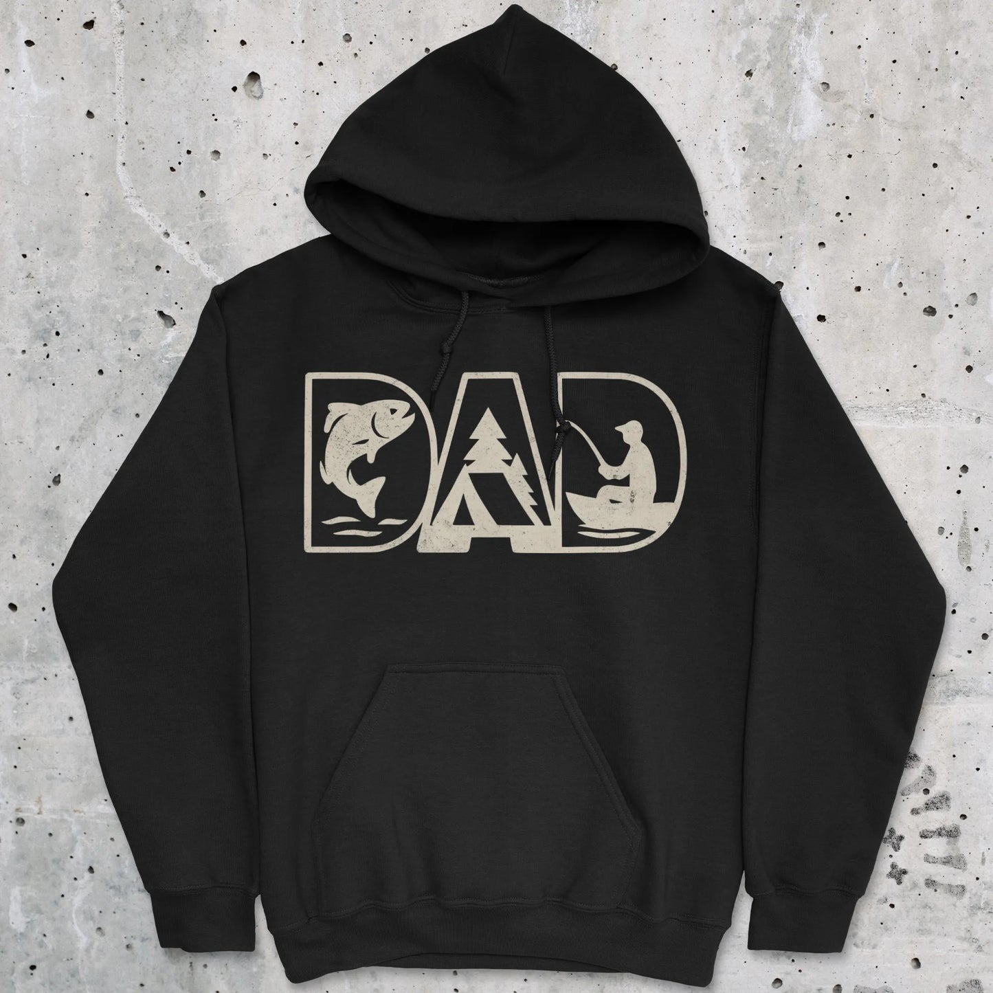 Black, Dad Hoodie – fish-room