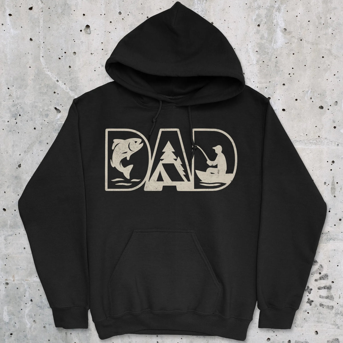 Black, Dad Hoodie – fish-room