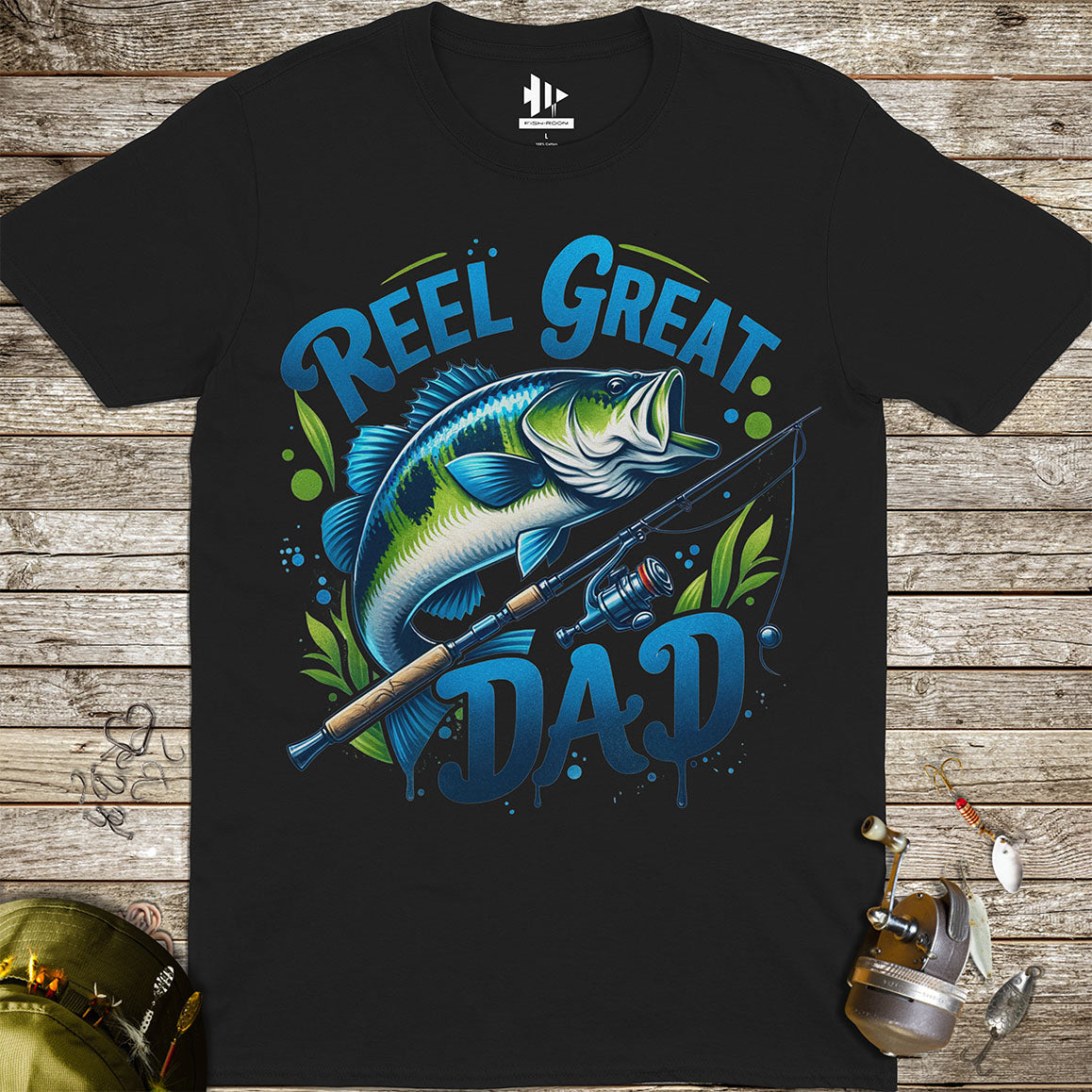 Reel Great Dad  Tee