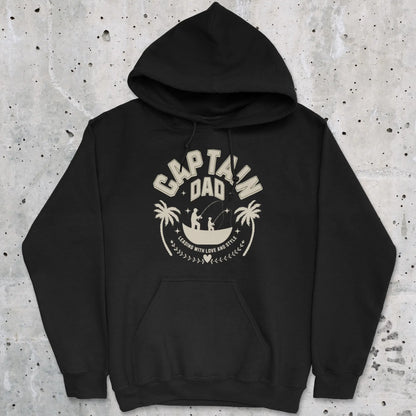 Black, Captain Dad Hoodie – fish-room