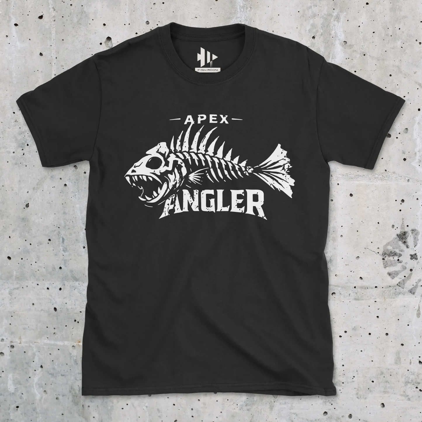Black, Apex Angler Tee – fish-room