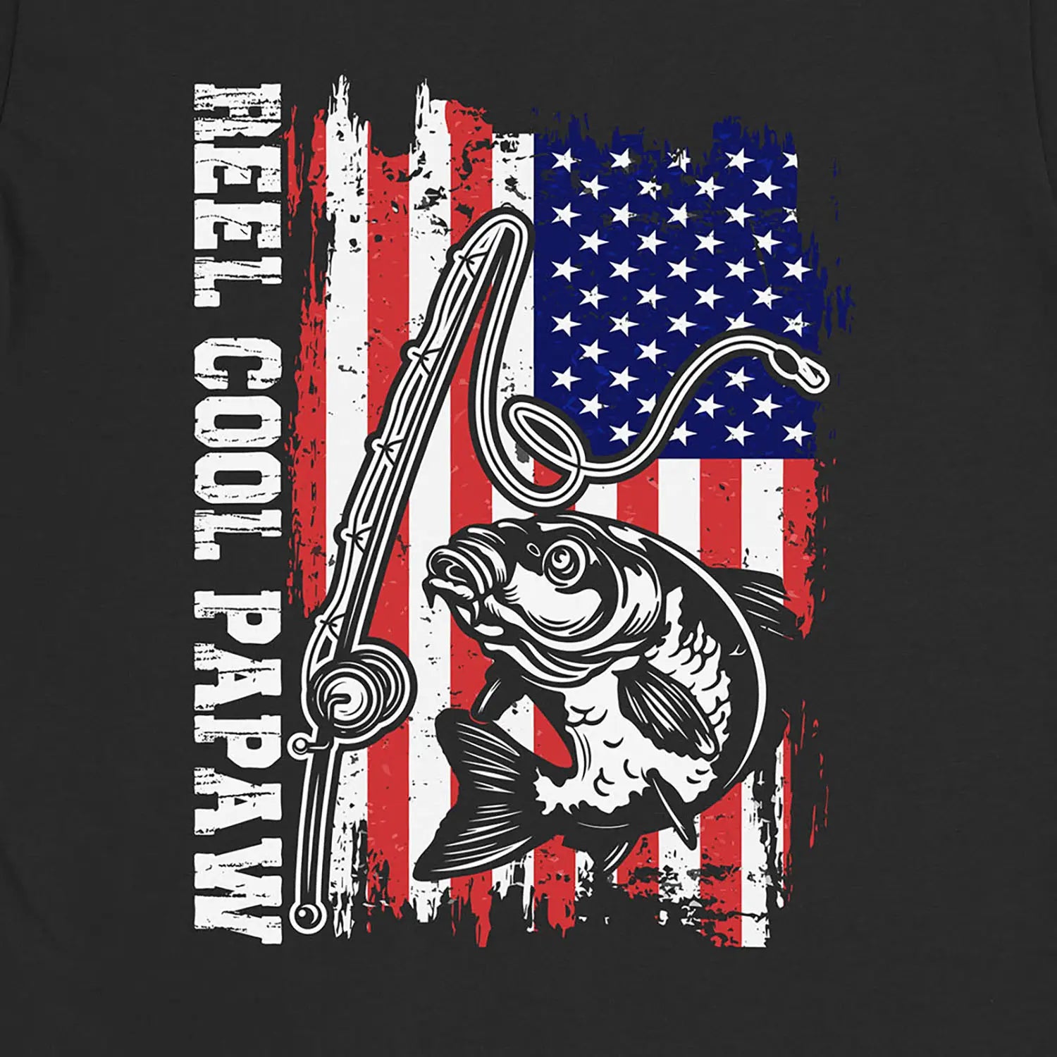Black, Reel Cool Papaw Tee – fish-room
