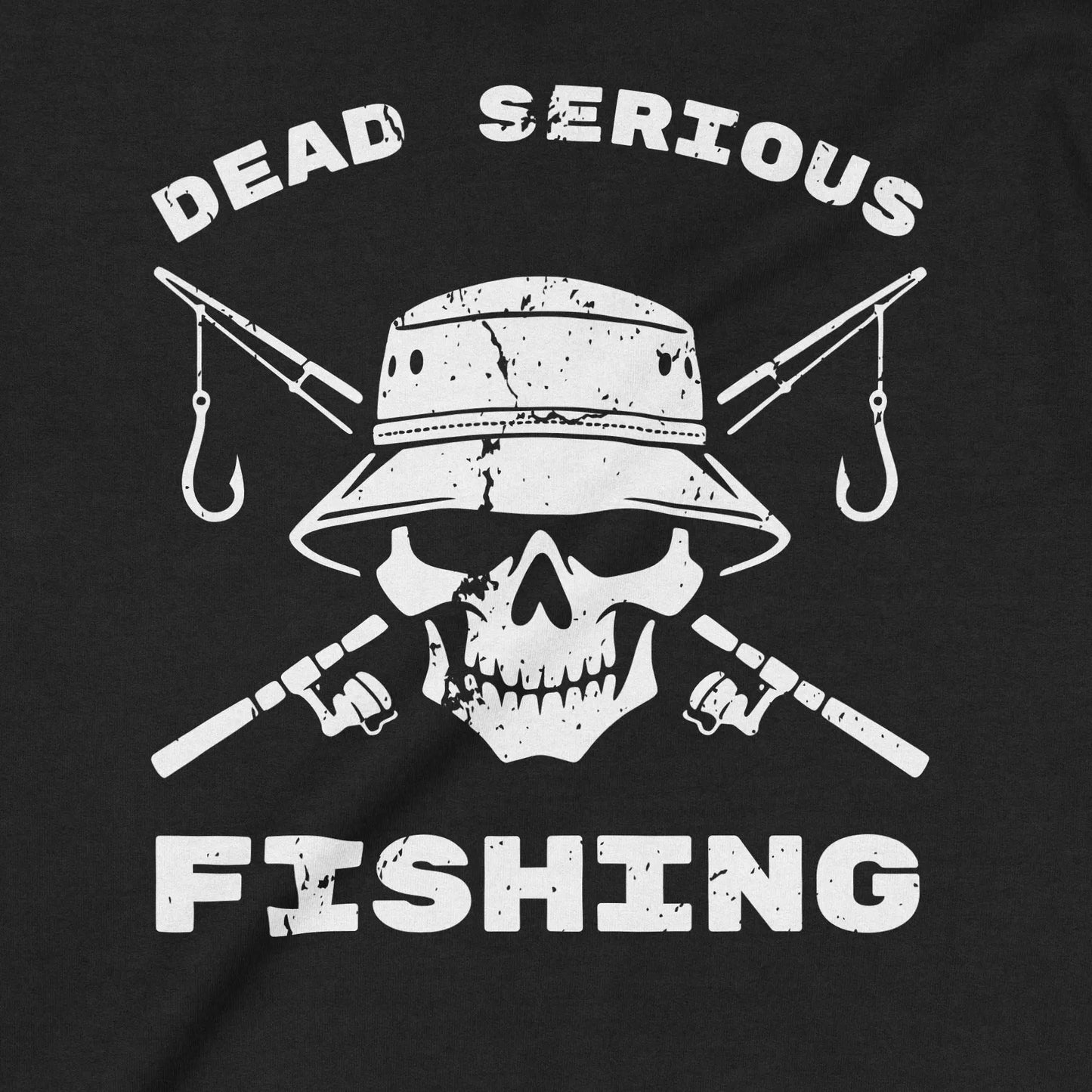 Black, Dead Serious Fishing Sweatshirt – fish-room