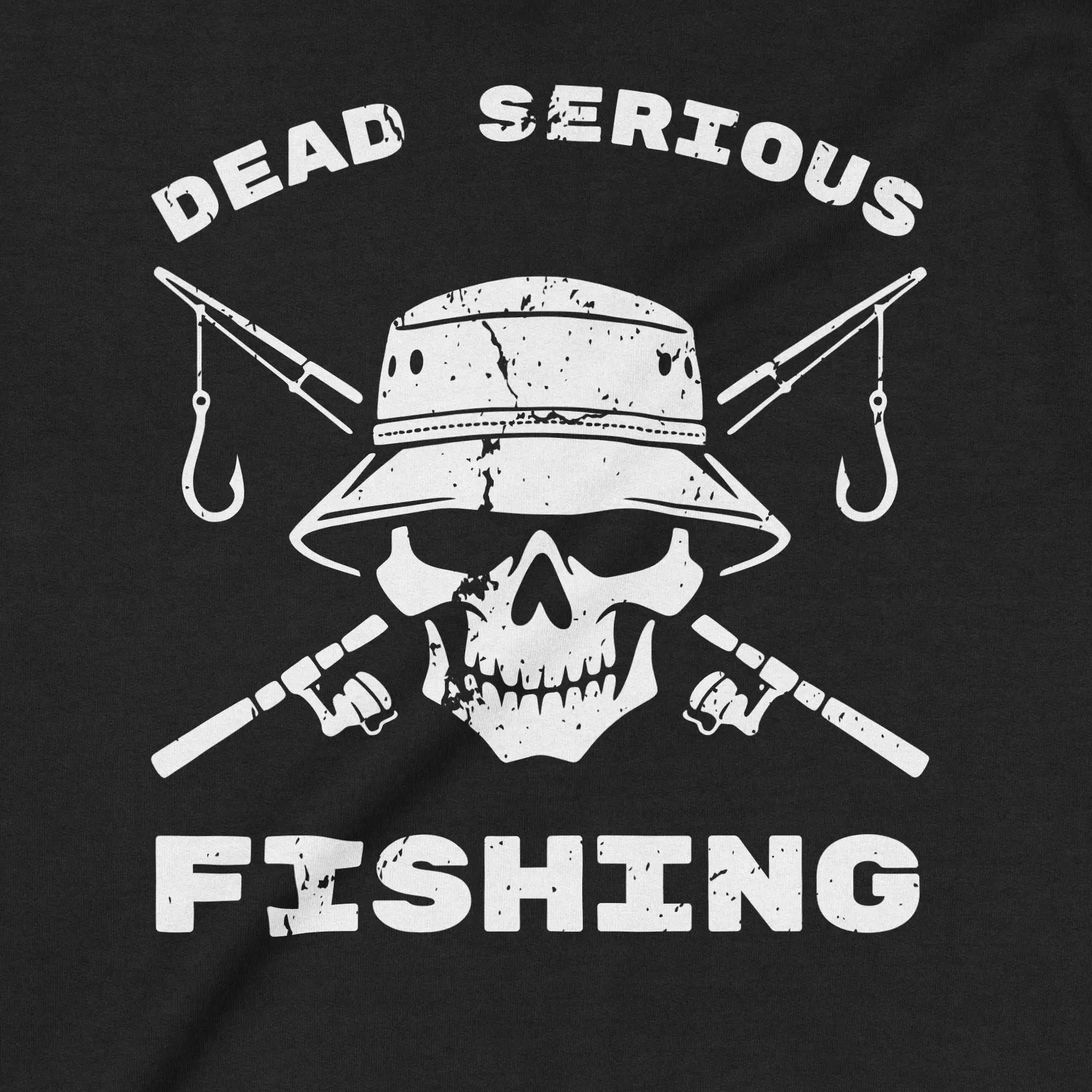 Black, Dead Serious Fishing Sweatshirt – fish-room