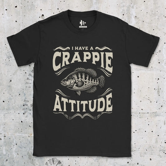 I have a Crappie Attitude Tee Black T-Shirt