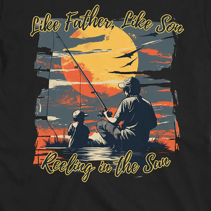 Black, Like Father Like Son Tee – fish-room