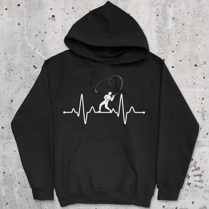 Black, Fisherman's Heart Line Hoodie – fish-room