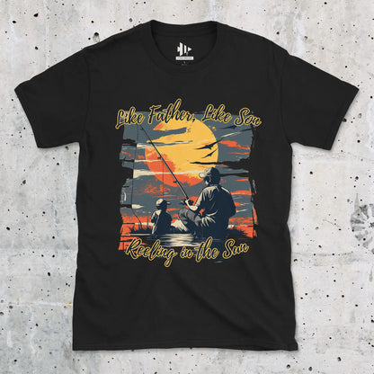 Black, Like Father Like Son Tee – fish-room