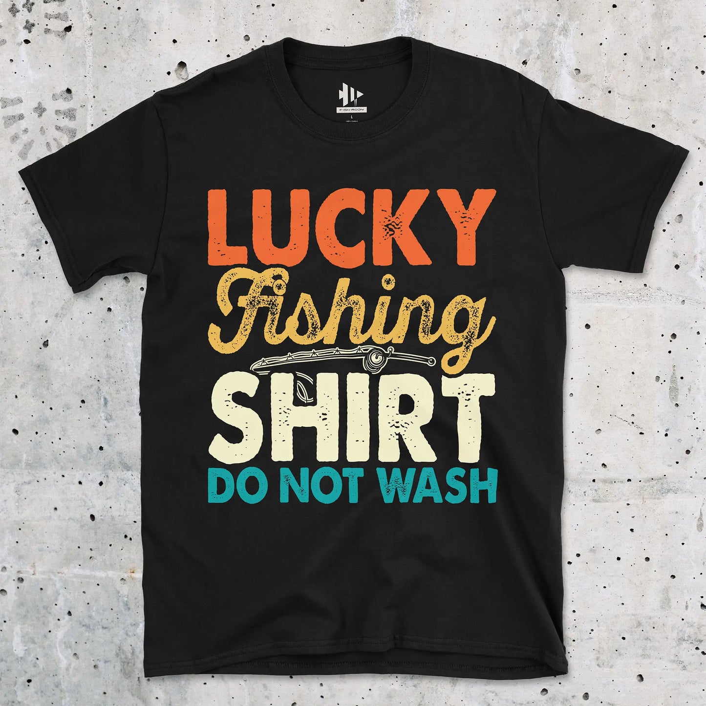 Black, Lucky Fishing Tee – fish-room