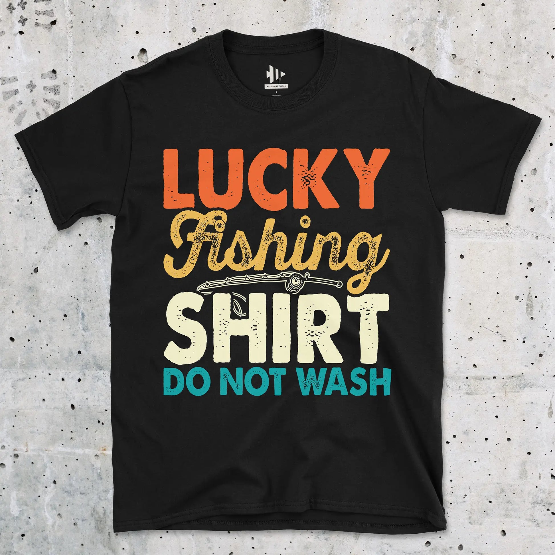 Black, Lucky Fishing Tee – fish-room