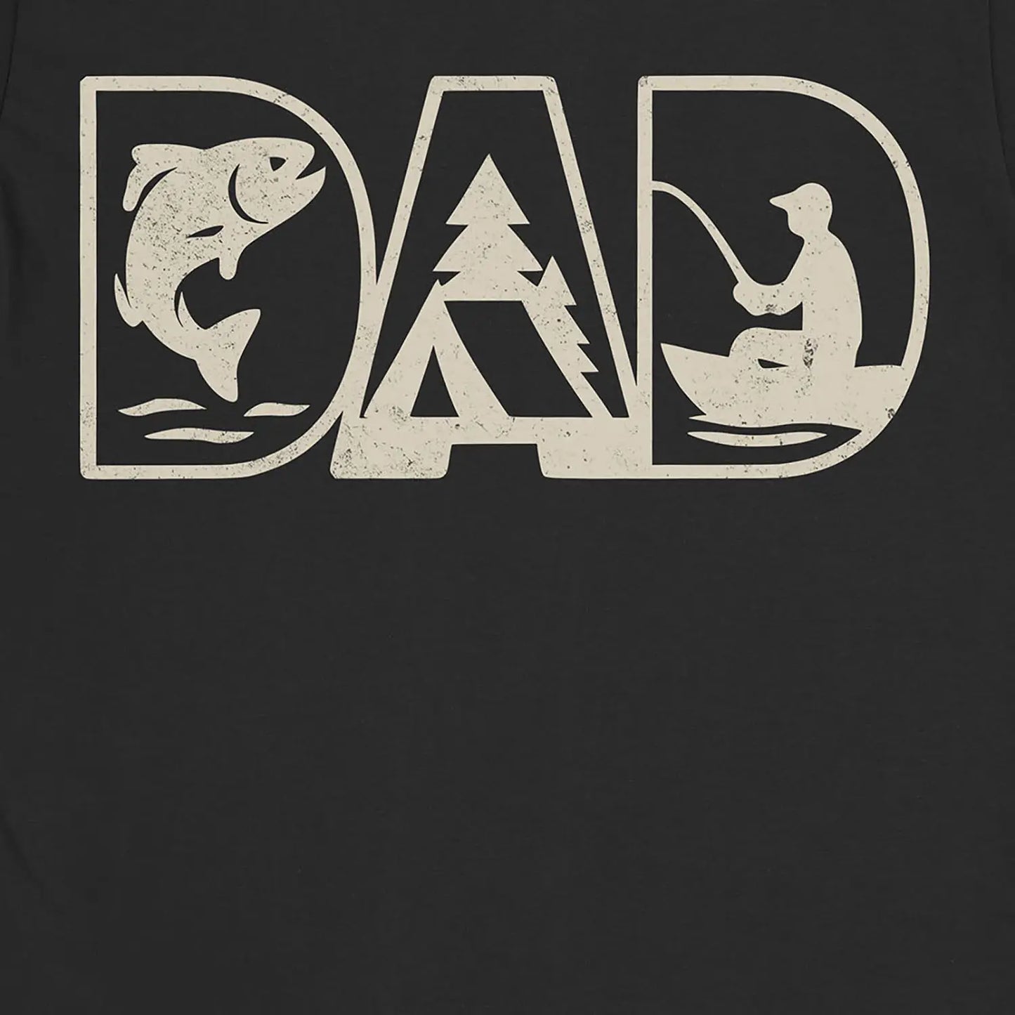 Black, Dad Tee – fish-room