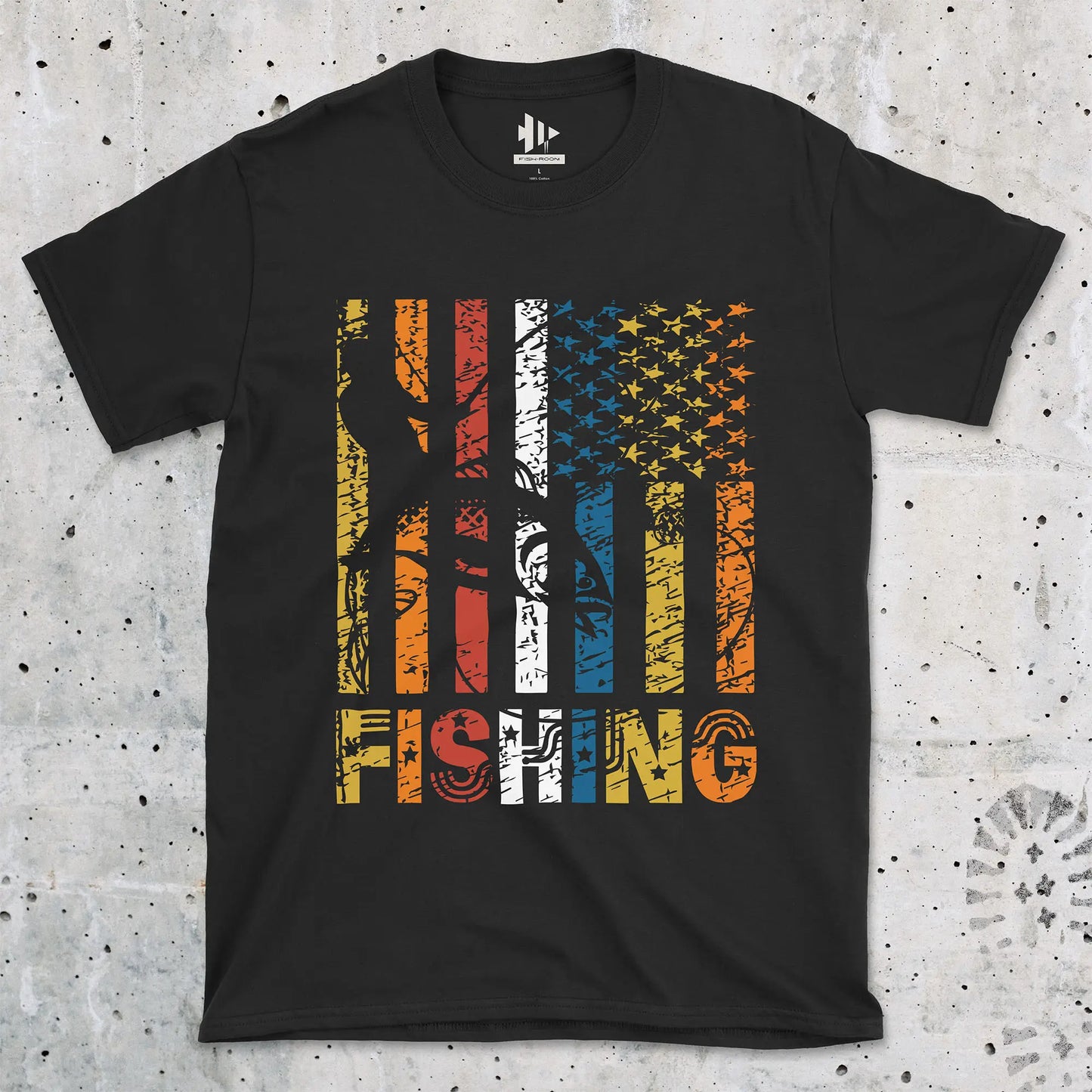 Black, Fishing USA Tee – fish-room