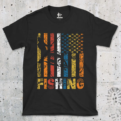 Black, Fishing USA Tee – fish-room