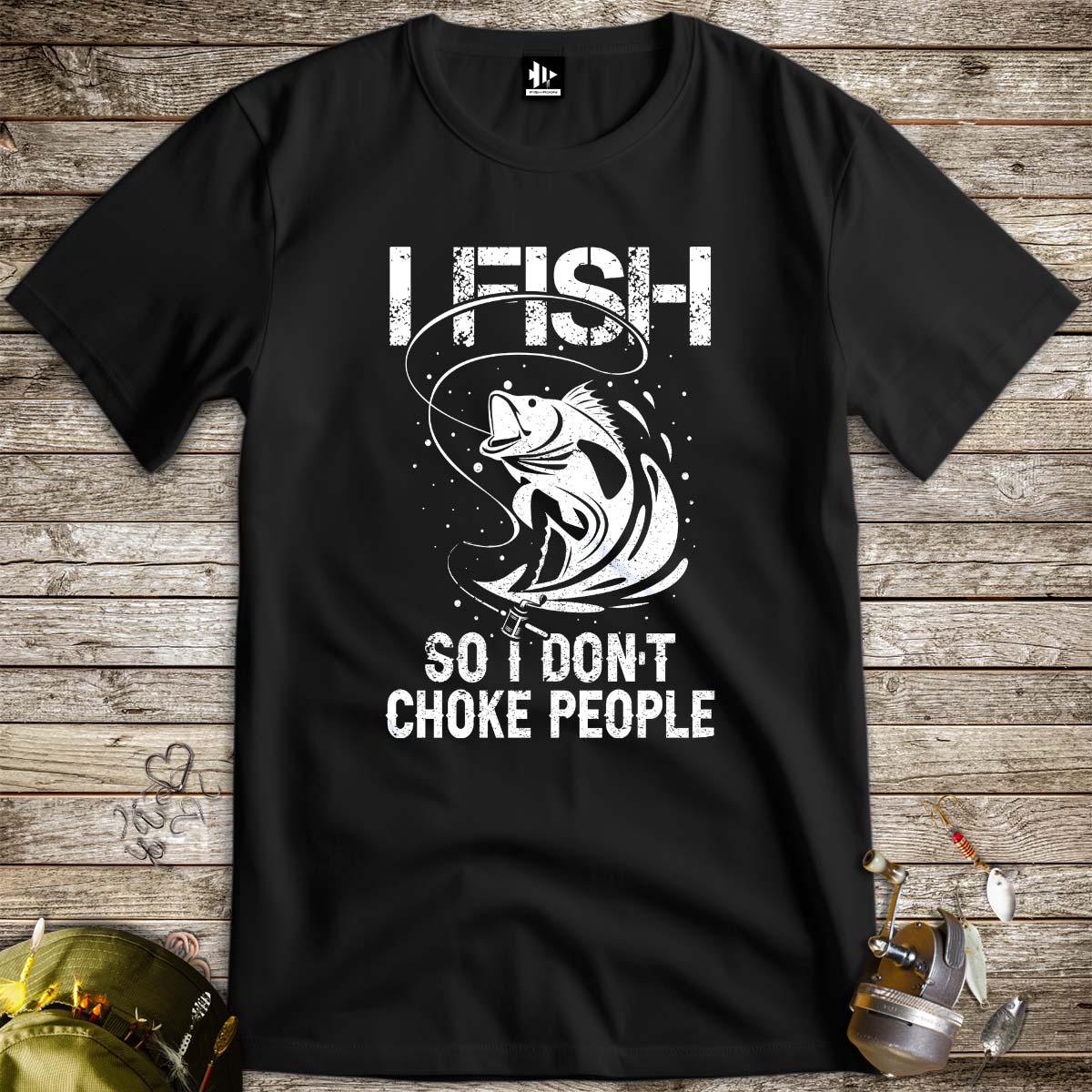 Fish Not to Choke Tee-funny fishing t shirt-FISH-ROOM LLC