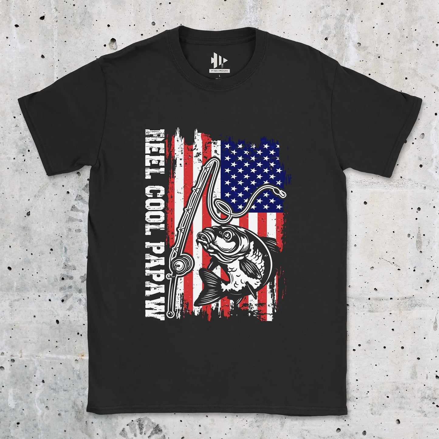 Black, Reel Cool Papaw Tee – fish-room