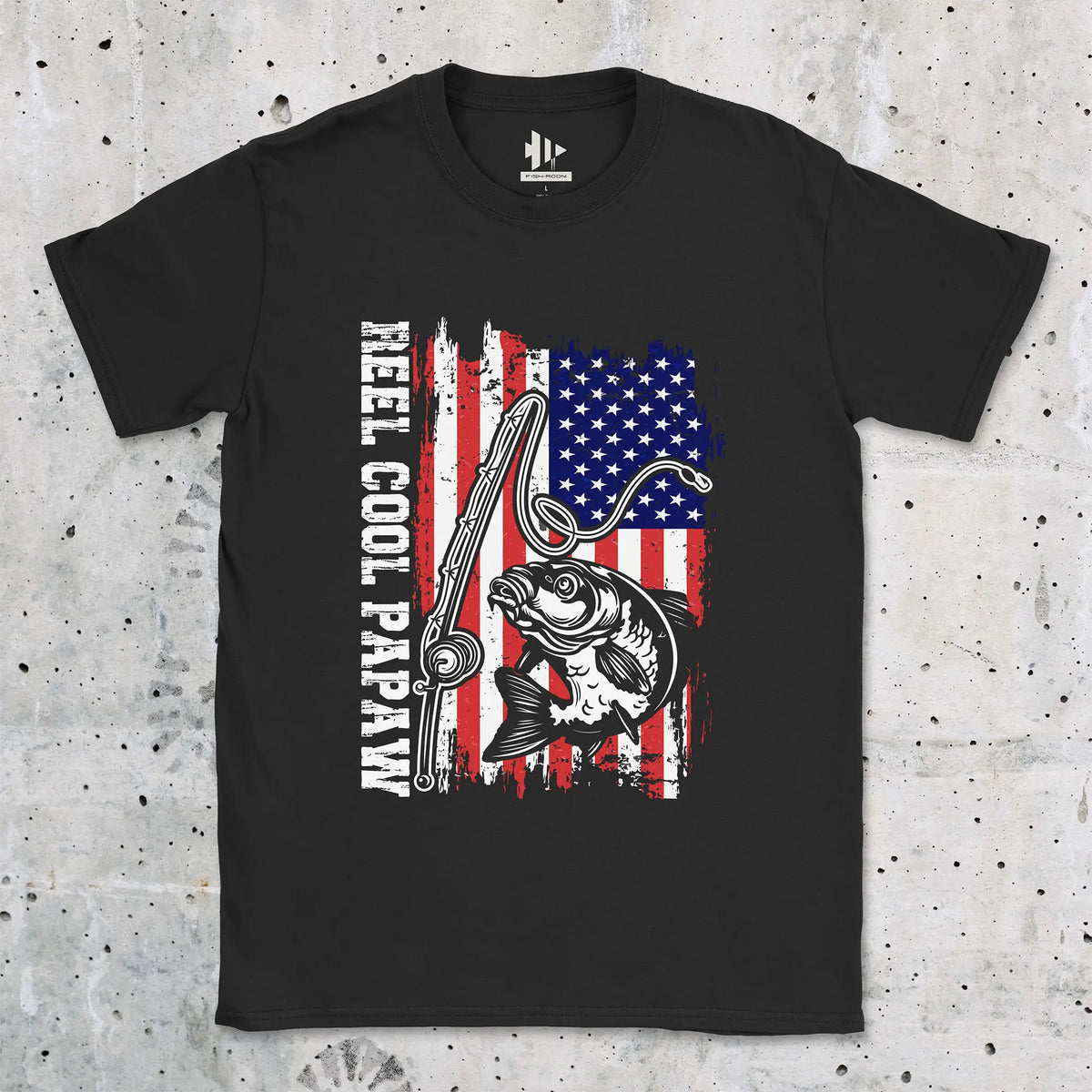 Black, Reel Cool Papaw Tee – fish-room