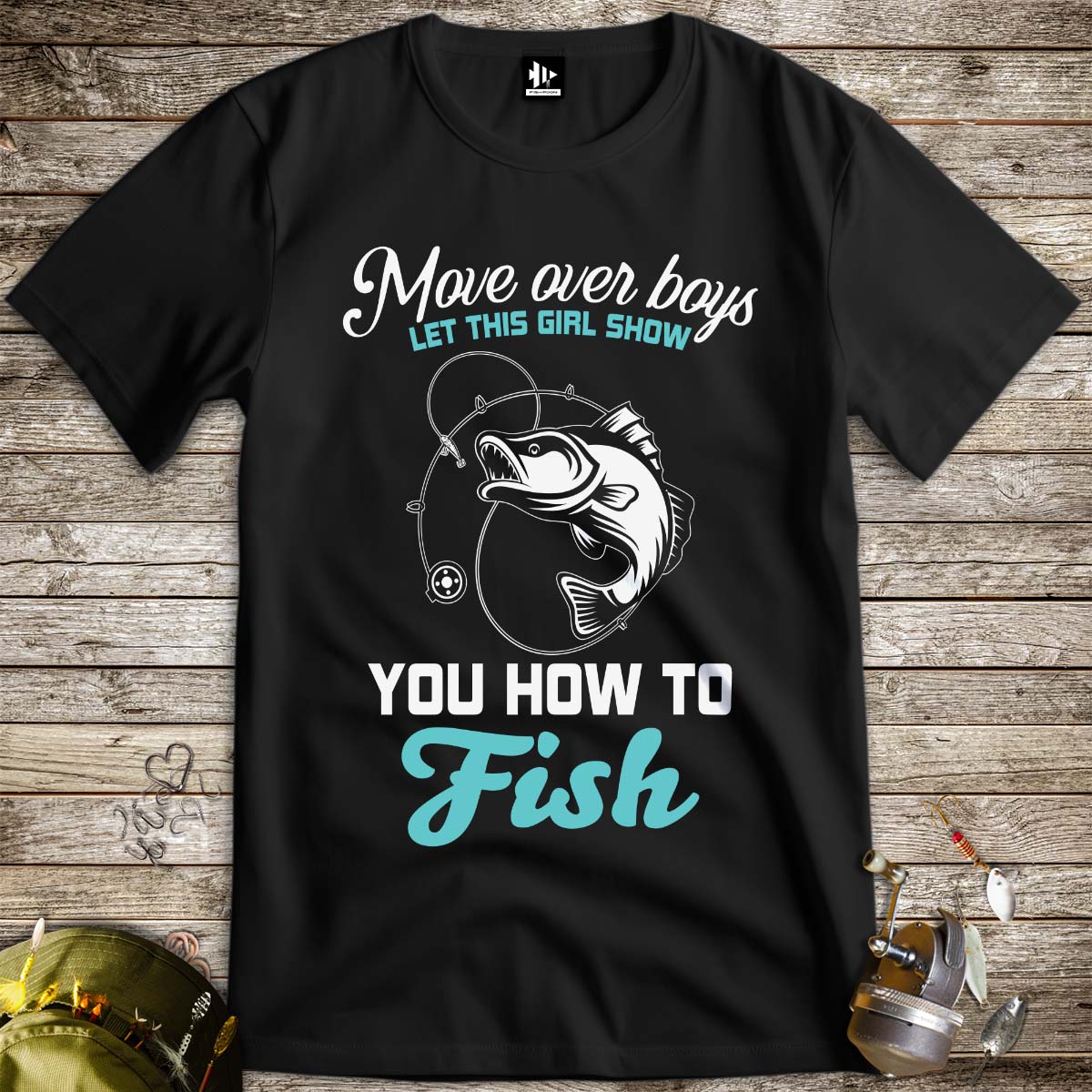 Move Over Boys Tee-funny fishing t shirt-FISH-ROOM LLC