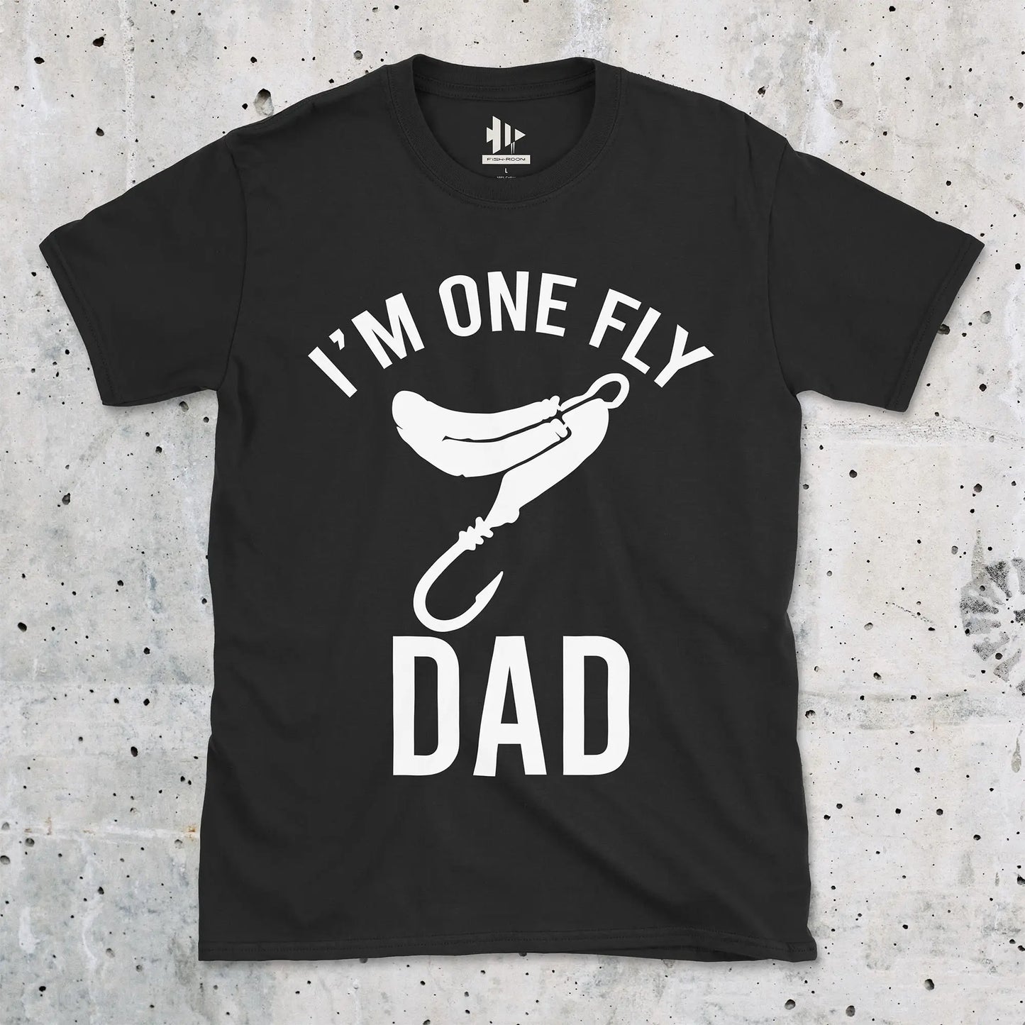 Black, I'm One Fly Dad Tee – fish-room