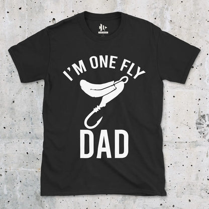 Black, I'm One Fly Dad Tee – fish-room