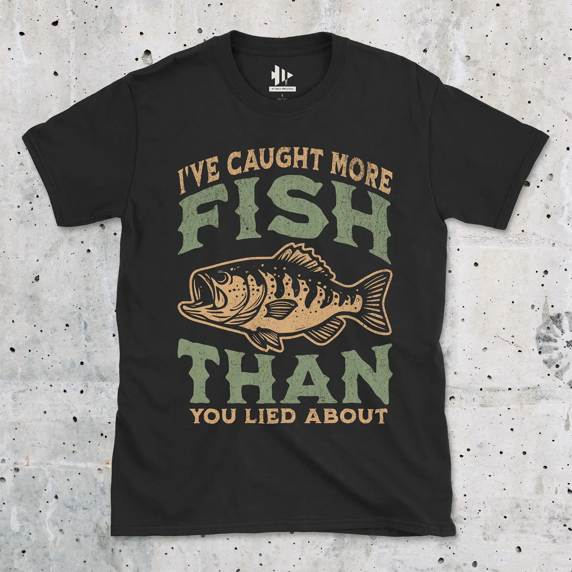 More Fish Than You Lied About Tee Black T-Shirt