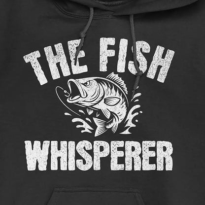 Black, The Fish Whisperer Hoodie – fish-room