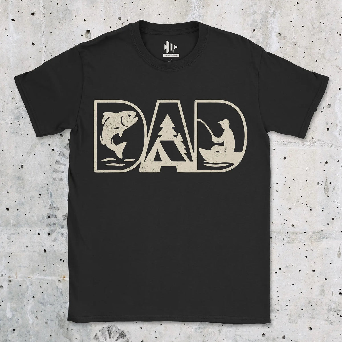 Black, Dad Tee – fish-room