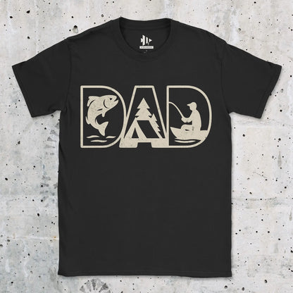 Black, Dad Tee – fish-room
