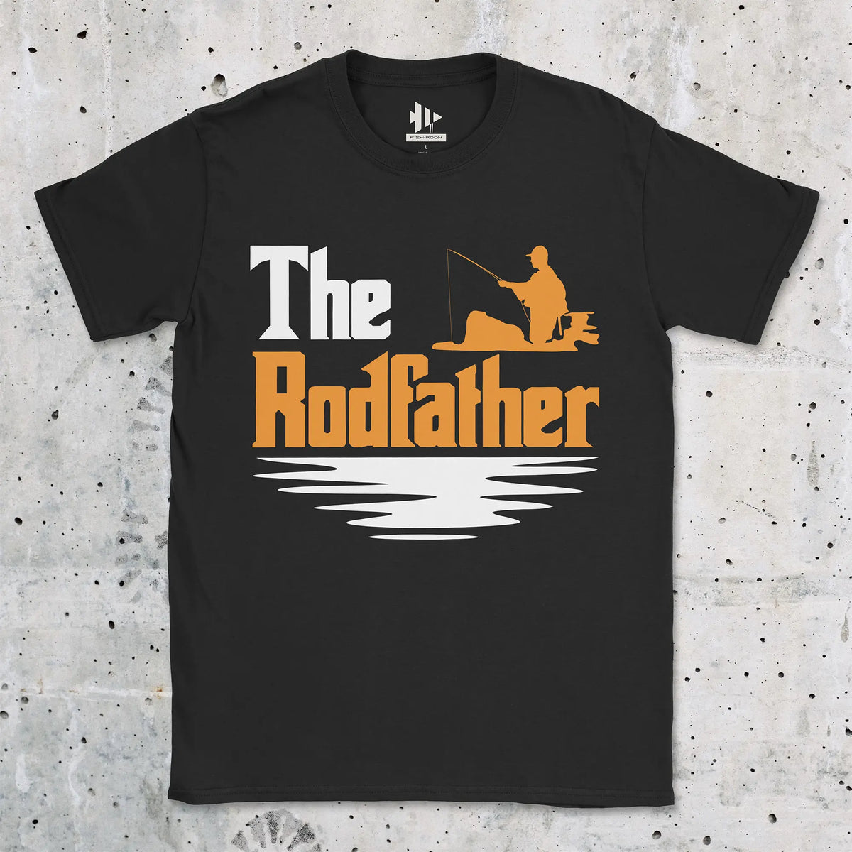 Black, The Rodfather Tee – fish-room