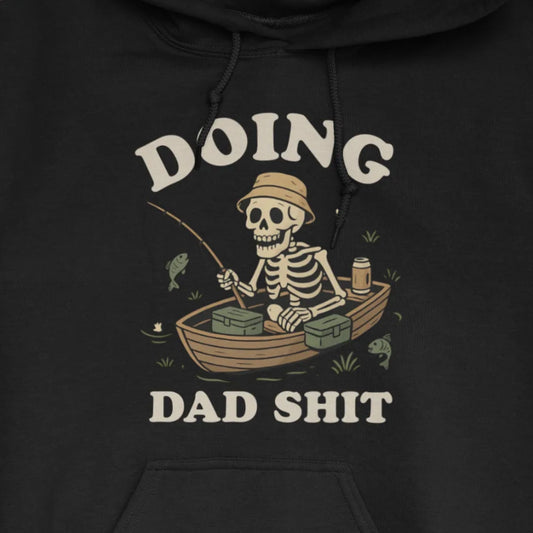 Black, Doing Dad Shit Hoodie – fish-room