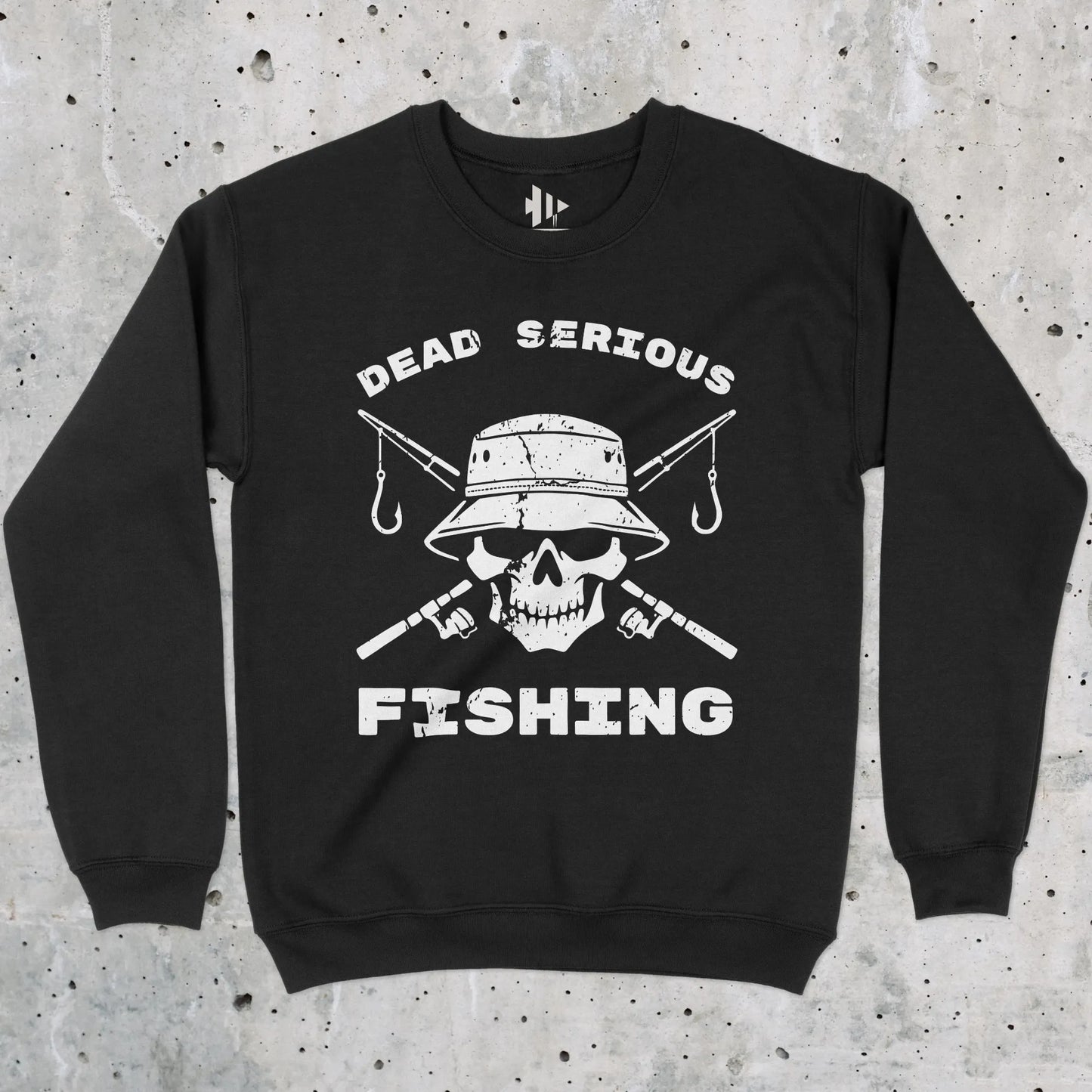 Black, Dead Serious Fishing Sweatshirt – fish-room