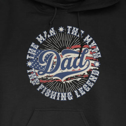 Black, Legendary Dad Fishing Hoodie – fish-room