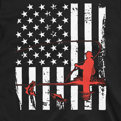 Black, Fishing USA Tee – fish-room