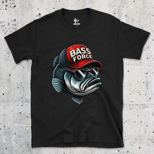Black, Bass Force Tee – fish-room